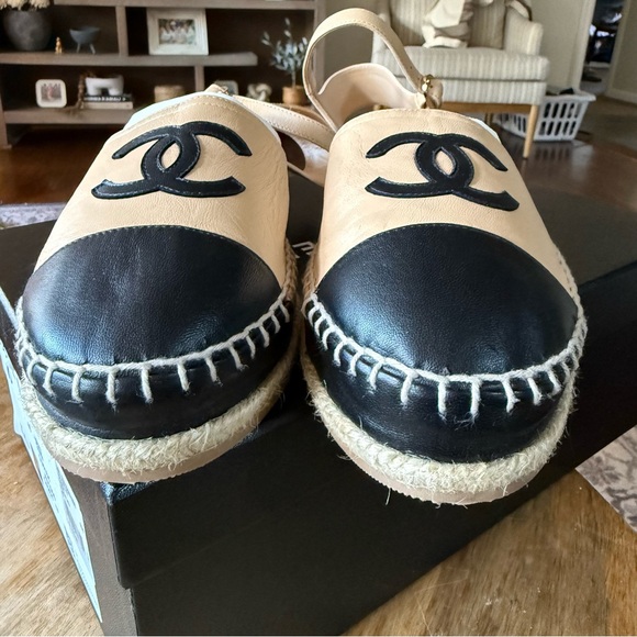 Chanel Lambskin Espadrilles - Picture 9 of 10